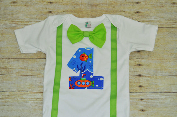 ocean animals first birthday outfit, nautical cake smash, 1st 3nd 3rd birthday cake smash outfit, ocean bunting, ocean banner, tie,party hat