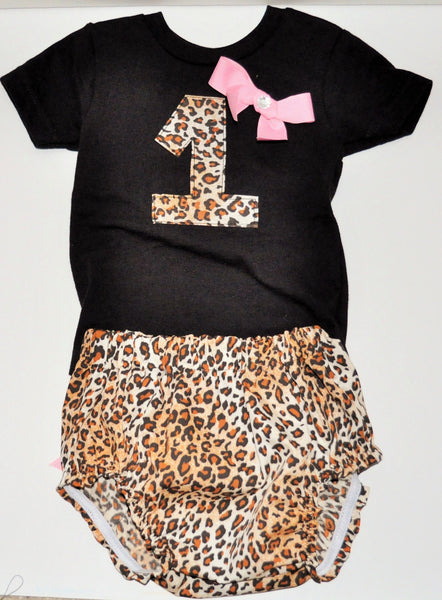 baby girl/toddler cake smash outfit, birthday outfit, leopard birthday outfit, cheetah cake smash, leopard cake smash