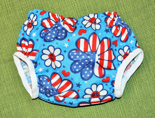 Baby Girl Cake smash Red white and Blue Bloomer/diaper cover with matching bodysuit Fourth of July, Memorial Day, Patriotic, Birthday