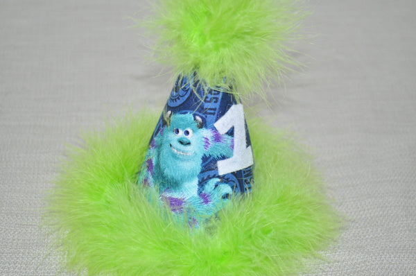 Monsters Inc party hat, Monsters University birthday, 1st 2nd 3rd  birthday,monsters inc birthday party hat