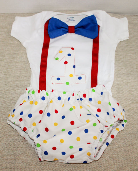 Circus cake smash outfit, 1st birthday outfit, Circus outfit, 1st 2nd 3rd  birthday, Boys cake smash outfit, Circus, Clown, Circus theme