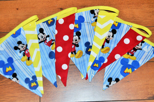 Mickey mouse banner, mickey room decoration, first birthday banner, mickey photo prop, mickey party accessories