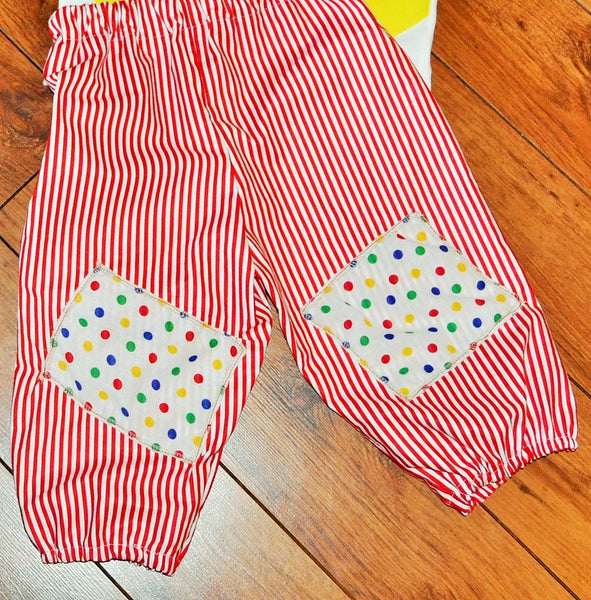 Baby/Toddler Birthday outfit, Clown Birthday Outfit, circus cake smash, clown pants, clown costume, clown Cake Smash.Halloween clown costume