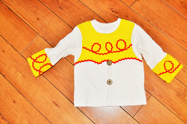 Toy Story Jessie Shirt/bodysuit, Jessie shirt, vest, Jessie Halloween costume, toy story cake smash, Jessie cake smash