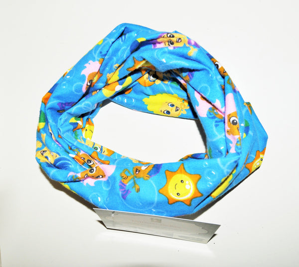 Baby/Toddler/Child bubble guppies infinity scarf, bubble guppy scarf, soft baby scarf, trendy baby scarf,  unisex baby scarf