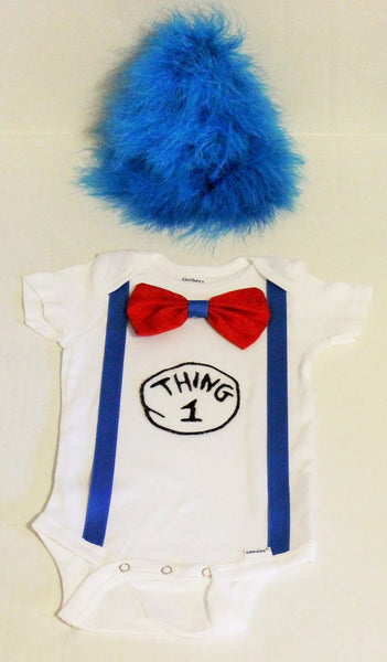 Thing 1 Thing 2 matching shirts with bowties Dr Seuss, Twins cake smash, twins birthday outfit,  twins Dr Seuss cake smash, party hats