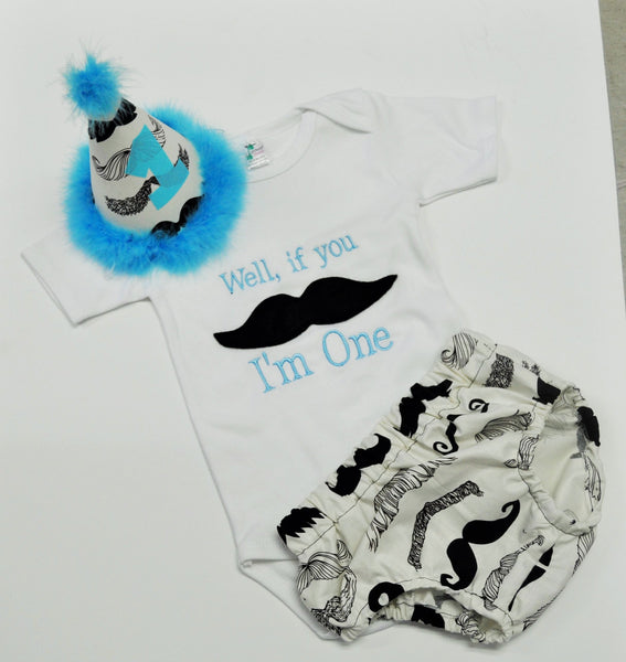 if you mustache cake smash outfit with party hat, mustache birthday outfit, 1st 2nd 3rd birthday, Boy cake smash outfit, boy smash cake set