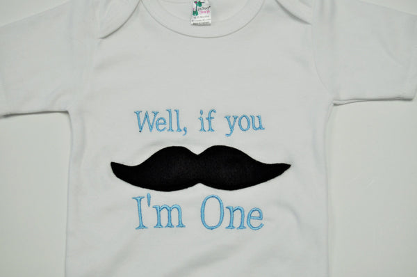 if you mustache birthday shirt, mustache cake smash, First Birthday, cake smash, boy smash cake shirt, well if you mustache shirt/bodysuit