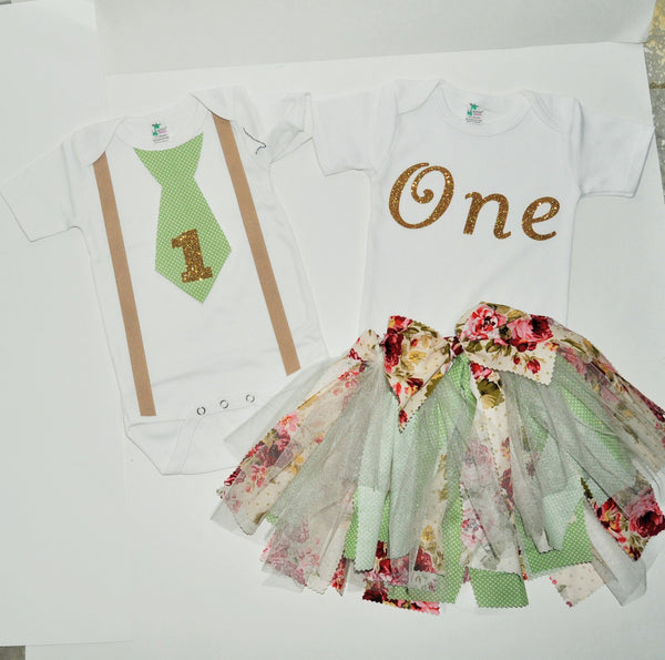 boy girl twins birthday glitter shirts, twins outfit, boy/girl twins birthday outfit, twins vintage cake smash, twins first birthday