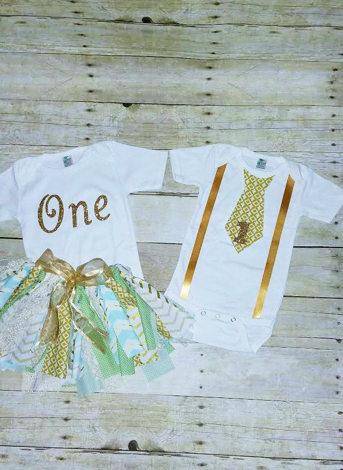 Twins first birthday outfits hot sale