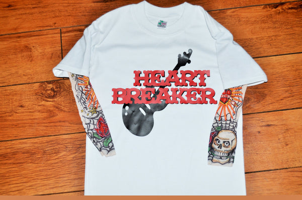 tattoo sleeve shirt, boy tattoo sleeve, tattoo sleeve bodysuit, heart breaker shirt, 1st birthday outfit, baby shower gift