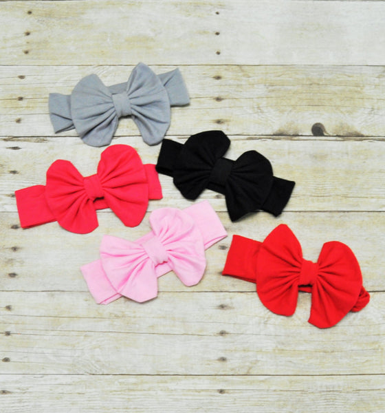 big bow headband, Baby Head Wrap, Infant big bow headband, Toddler Headband, new baby headband, vintage knotted headband, knot headband