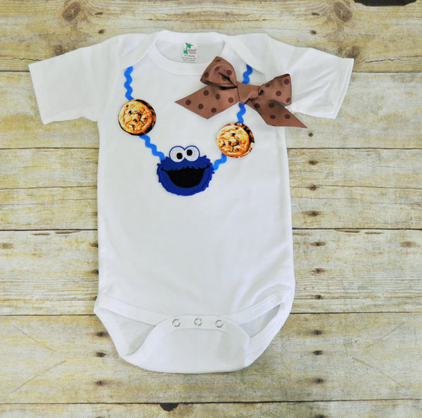 cookie monster bodysuit, cookie monster shirt, cookie monster necklace,cookie monster,girl cookie monster bodysuit,cookie monster,cake smash