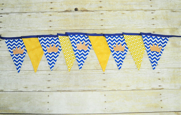 royal blue and gold prince birthday outfit, prince birthday outfit, 1st 2nd 3rd birthday, Boys cake smash outfit, prince Banner