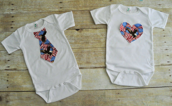 twins fourth of july shirts, siblings fouth of july bodysuits, tshirt, tie and suspenders bodysuit, heart bodysuit, american eagle, flag